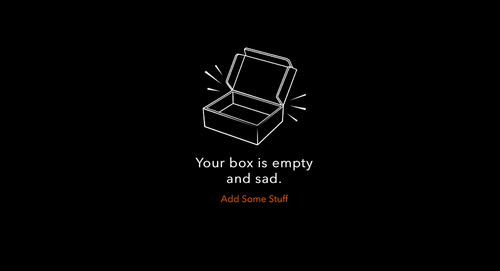 Dollar Shave Club 提醒你購物車是空的,哭哭。