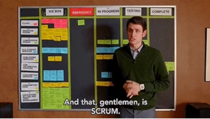 And that, gentlemen, is SCRUM.